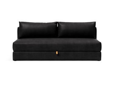 Osvald sovesofa i 550 Faunal Black, set forfra