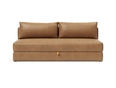 Osvald sovesofa i 551 Faunal Brown, set forfra