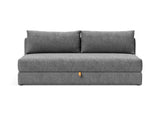 Osvald sovesofa i 563 Twist Charcoal, set forfra