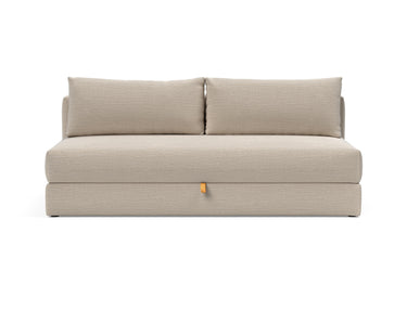 Osvald sovesofa i 612 Blida Sand Grey, set forfra