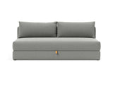 Osvald sovesofa i 853 Mahoga Dove Grey, set forfra
