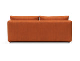 Osvald sovesofa i 412 Esina Rust, set bagfra