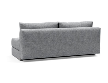 Osvald sovesofa i 565 Twist Granite, set skråt bagfra