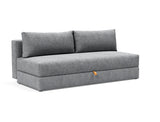Osvald sovesofa i 565 Twist Granite, set skråt forfra