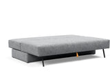 Osvald sovesofa i 565 Twist Granite, slået ud til seng