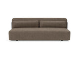 Yonata sovesofa i 411 Esina Cedar Brown, set forfra