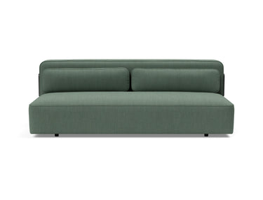 Yonata sovesofa i 518 Elegance Green, set forfra