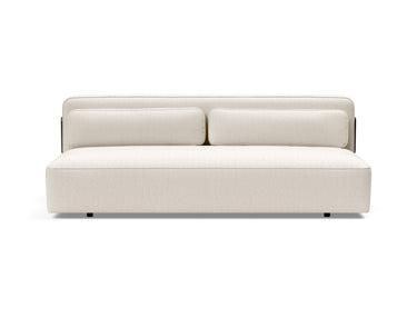 Yonata sovesofa i 531 Bouclé Off White, set forfra