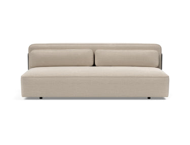 Yonata sovesofa i 612 Blida Sand Grey, set forfra