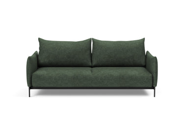 Malloy sovesofa i 281 Avella Pine Green, set forfra