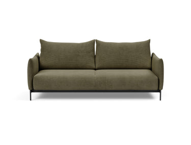 Malloy sovesofa i 316 Cordufine Pine Green, set forfra
