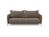 Malloy sovesofa i 411 Esina Cedar Brown, set forfra