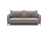 Malloy sovesofa i 418 Esina Truffle, set forfra