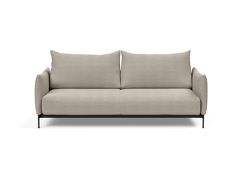 Malloy sovesofa i 579 Kenya Gravel, set forfra