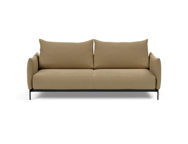 Malloy sovesofa i 860 Yogia Olive Brown, set forfra