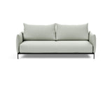 Malloy sovesofa i 888 Mozart Slate Brown, set forfra