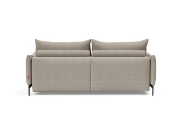 Malloy sovesofa i 579 Kenya Gravel, set bagfra