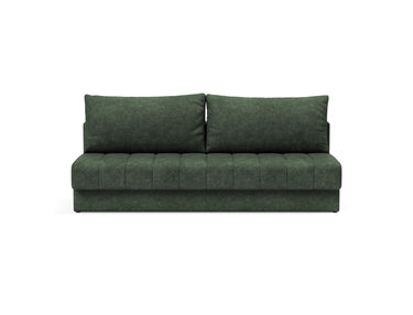 Akello sovesofa i 281 Avella Pine Green, set forfra