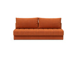 Akello sovesofa i 412 Esina Rust, set forfra