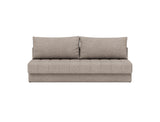 Akello sovesofa i 472 Yuveno Warm Grey, set forfra