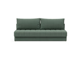 Akello sovesofa i 518 Elegance Green, set forfra