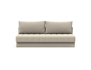 Akello sovesofa i 539 Bouclé Beige, set forfra