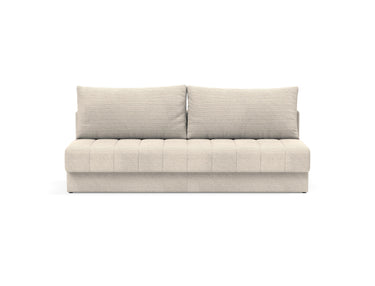 Akello sovesofa i 594 Corduroy Ivory, set forfra