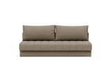 Akello sovesofa i 850 Mahoga Caramel, set forfra