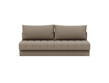 Akello sovesofa i 850 Mahoga Caramel, set forfra