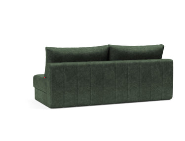 Akello sovesofa i 281 Avella Pine Green, set skråt bagfra