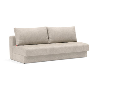 Akello sovesofa i 280 Avella Sand, set skråt forfra