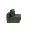 Akello sovesofa i 281 Avella Pine Green, set fra siden