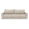 Akello sovesofa med armlæn i 280 Avella Sand, set forfra
