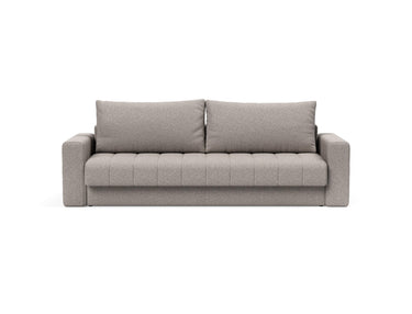 Akello sovesofa med armlæn i 321 Corocco Warm Grey, set forfra