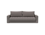 Akello sovesofa med armlæn i 521 Mixed Dance Grey, set forfra