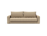 Akello sovesofa med armlæn i 587 Phobos Mocha, set forfra