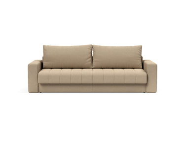 Akello sovesofa med armlæn i 587 Phobos Mocha, set forfra