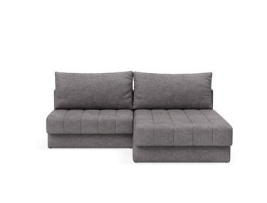 Akello sovesofa med chaiselong i 282 Avella Warm Grey, set forfra