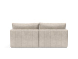 Akello sovesofa med chaiselong i 280 Avella Sand, set bagfra