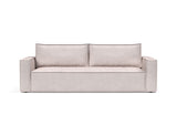 Newilla sovesofa i 300 Weda Sand, set forfra