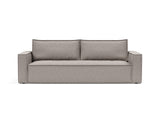 Newilla sovesofa i 321 Corocco Warm Grey, set forfra