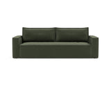 Newilla sovesofa i 413 Esina Olive Green, set forfra