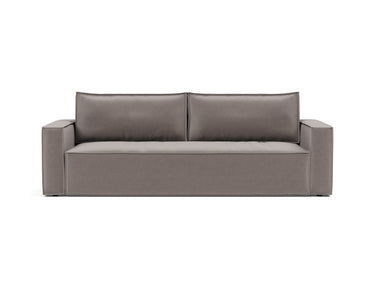 Newilla sovesofa i 418 Esina Truffle, set forfra
