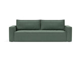 Newilla sovesofa i 518 Elegance Green, set forfra