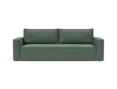 Newilla sovesofa i 518 Elegance Green, set forfra