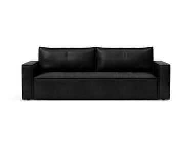 Newilla sovesofa i 550 Faunal Black, set forfra