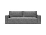 Newilla sovesofa i 563 Twist Charcoal, set forfra