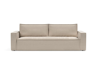 Newilla sovesofa i 612 Blida Sand Grey, set forfra