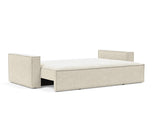 Newilla sovesofa i 357 Taura Off White, slået ud til seng
