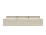 Newilla sovesofa med chaiselong i 357 Taura Off White, set bagfra